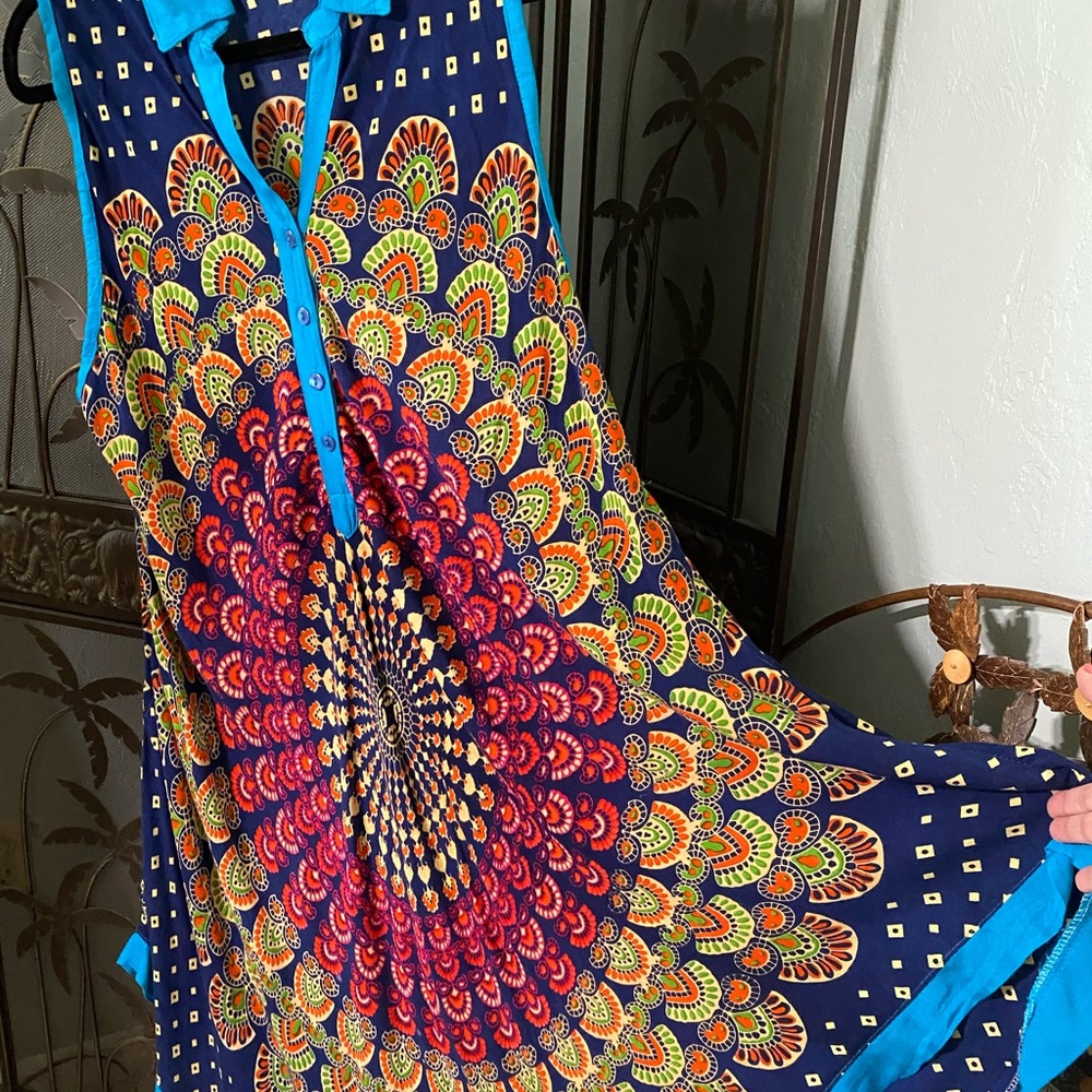 Free size dress party summer boho